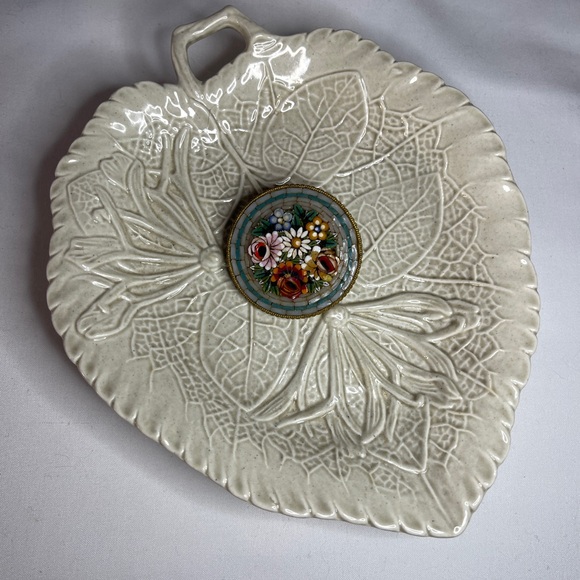 Vintage Italian, Micro Mosaic Floral Brooch. Handcrafted Millefiori Pin, Italy - Picture 6 of 6